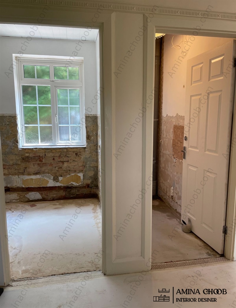 تخریب اتاق خواب برای بازسازی