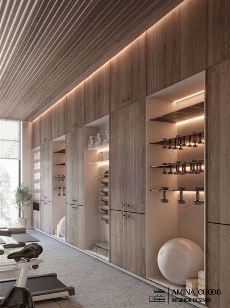 دکور باشگاه ورزشی