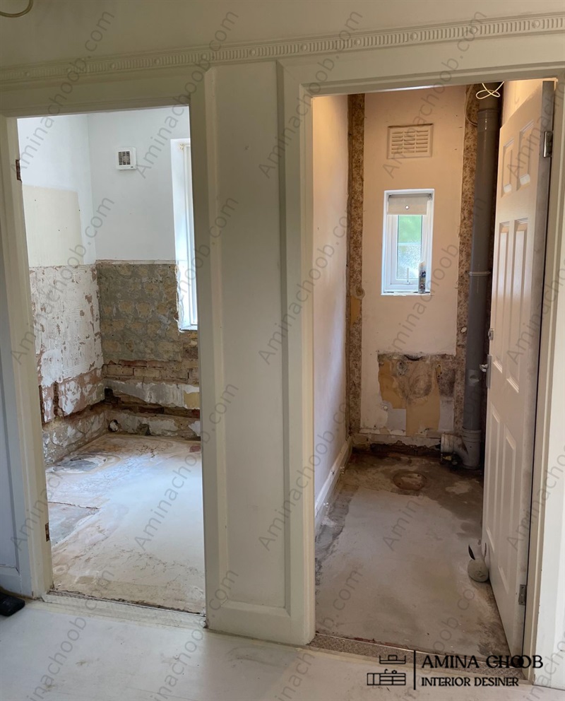 تخریب قبل از بازسازی اتاق خواب