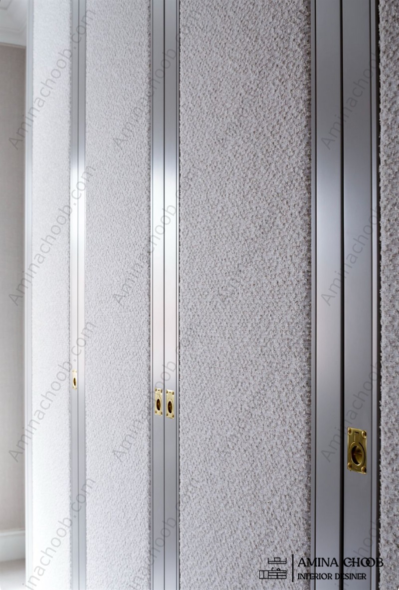 کمد دیواری روکش PVc و روکش چرم