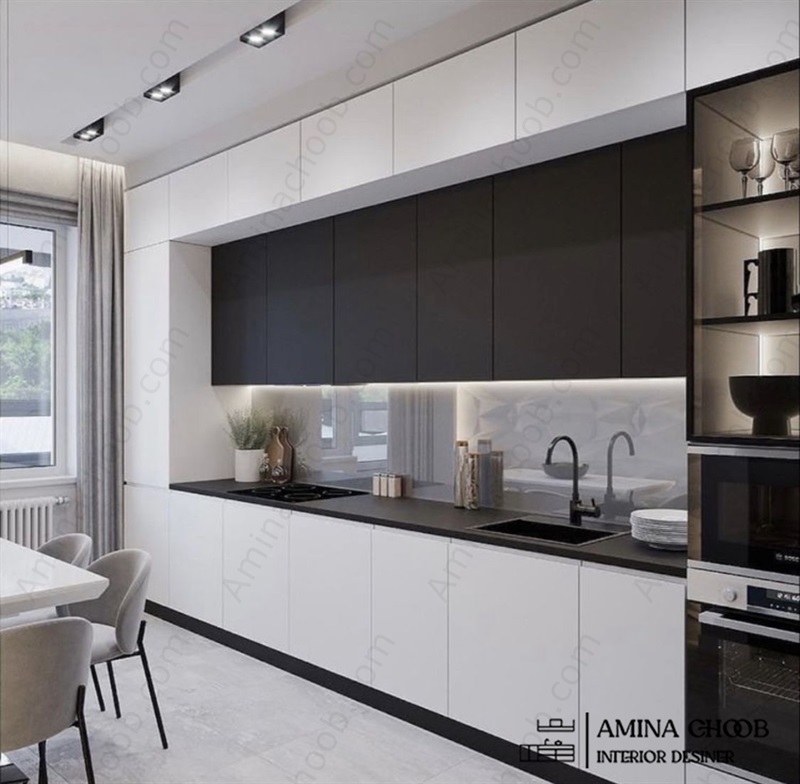 کابینت هایگلاس پلهای