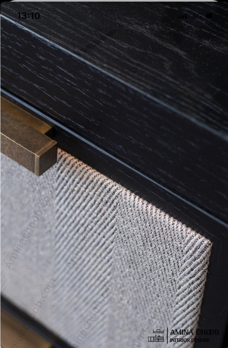 کابینت روکش PVC و روکش چرم