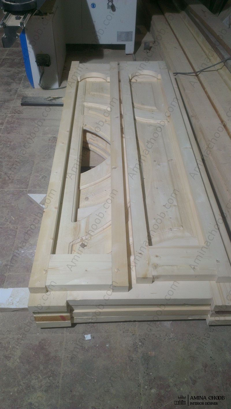 درب تمام چوب