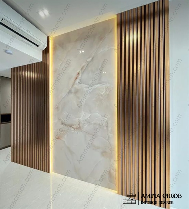 دیوارکوب و لمسه کاری