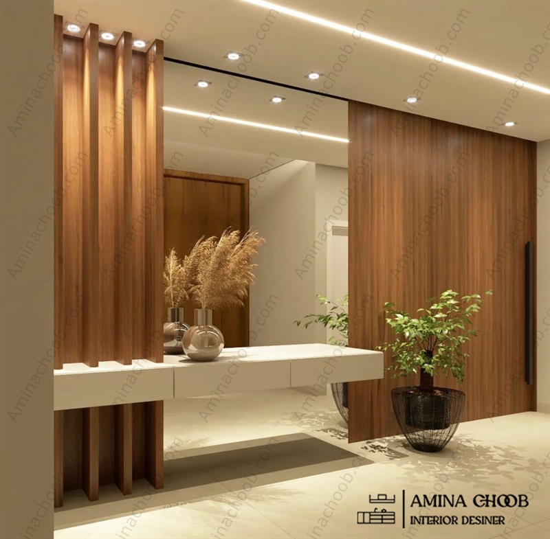 دیوارکوب و لمسه کاری