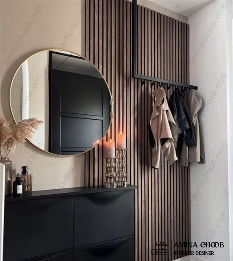 دیوارکوب و لمسه کاری