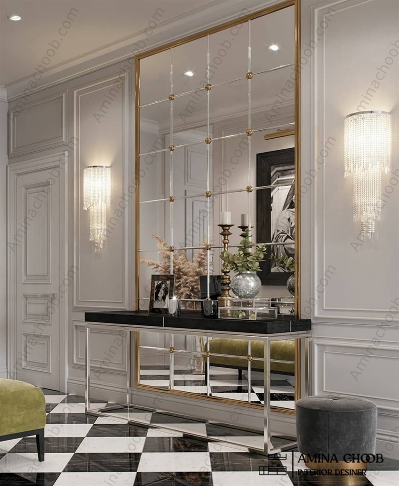 دیوارکوب و لمسه کاری