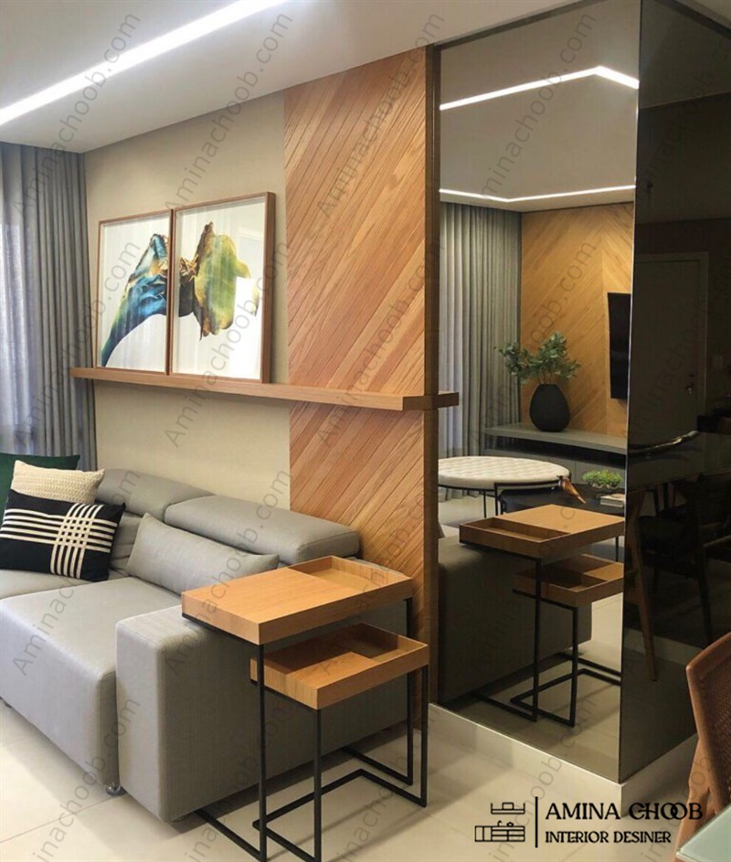 دیوارکوب و لمسه کاری