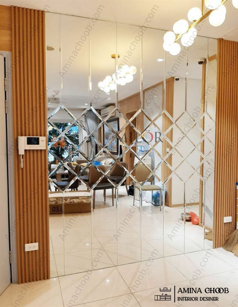 دیوارکوب و لمسه کاری