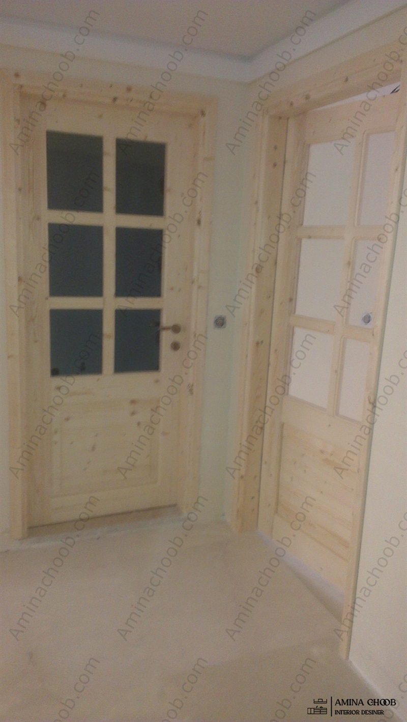 درب تمام چوب