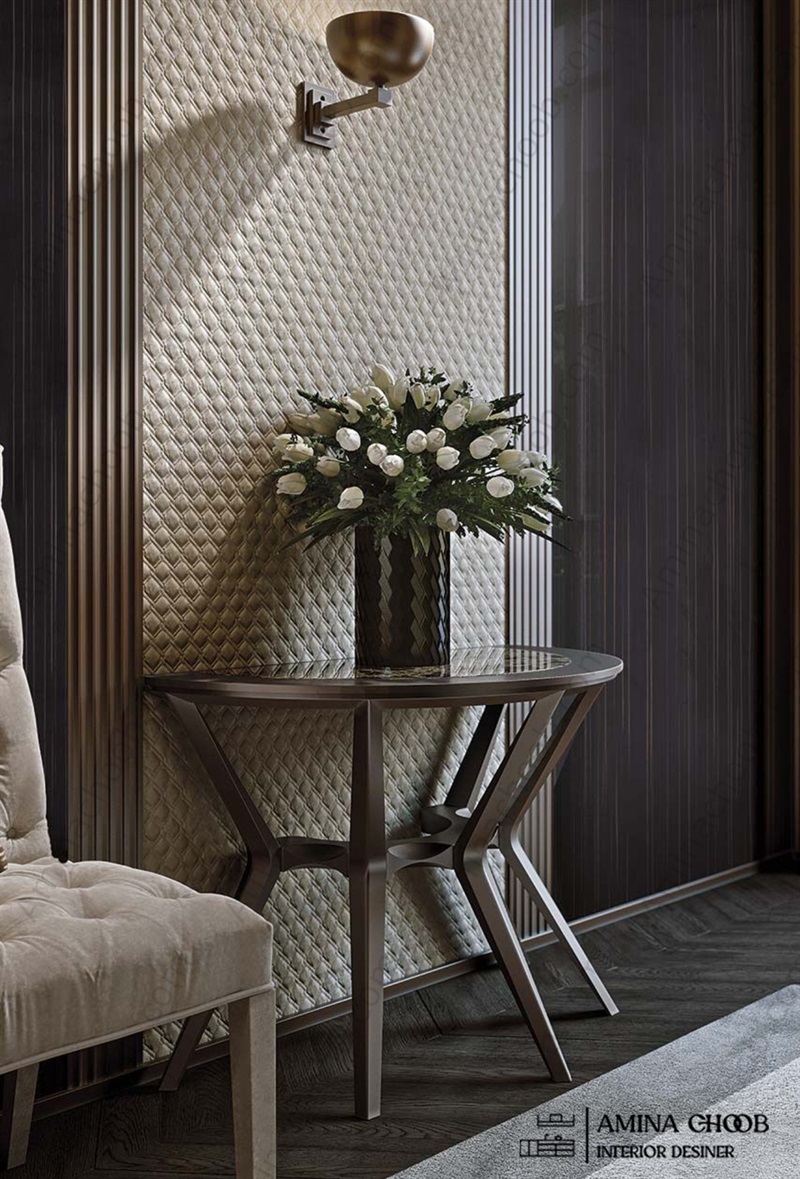 دیوارکوب و لمسه کاری