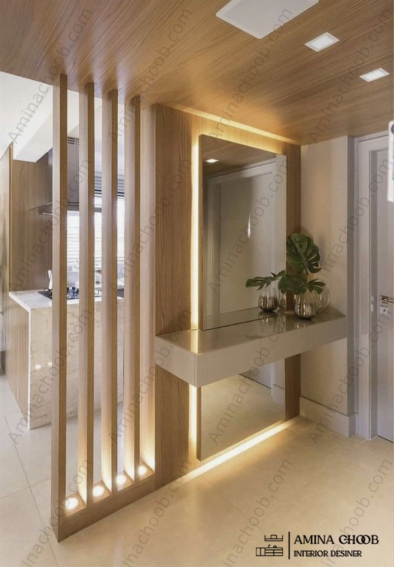 دیوارکوب و لمسه کاری