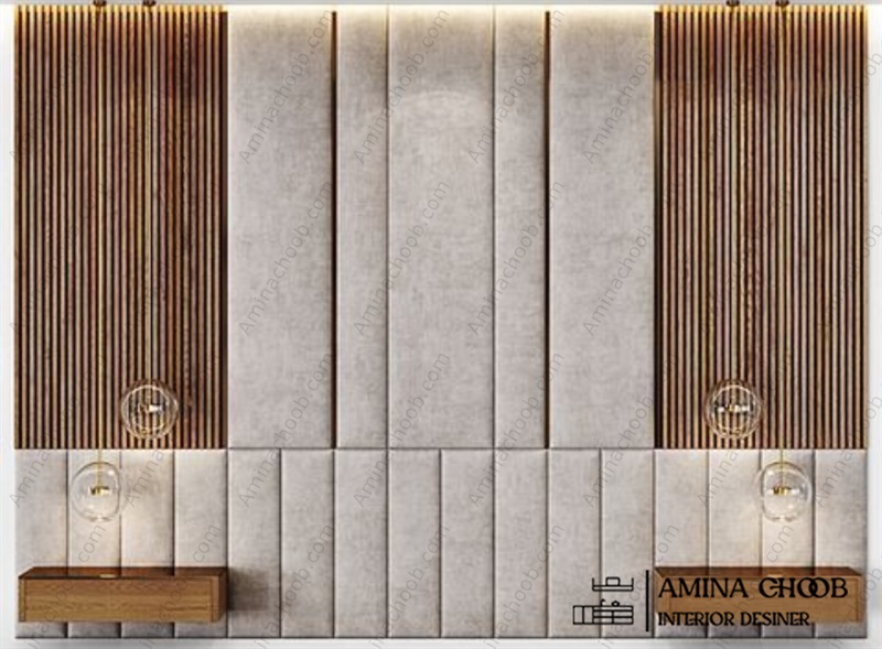 دیوارکوب و لمسه کاری