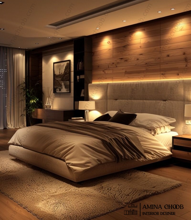 دیوارکوب و لمسه کاری