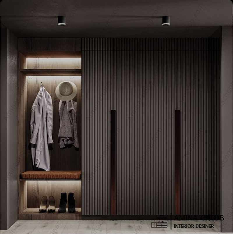 کمد دیواری cnc و کف تراش