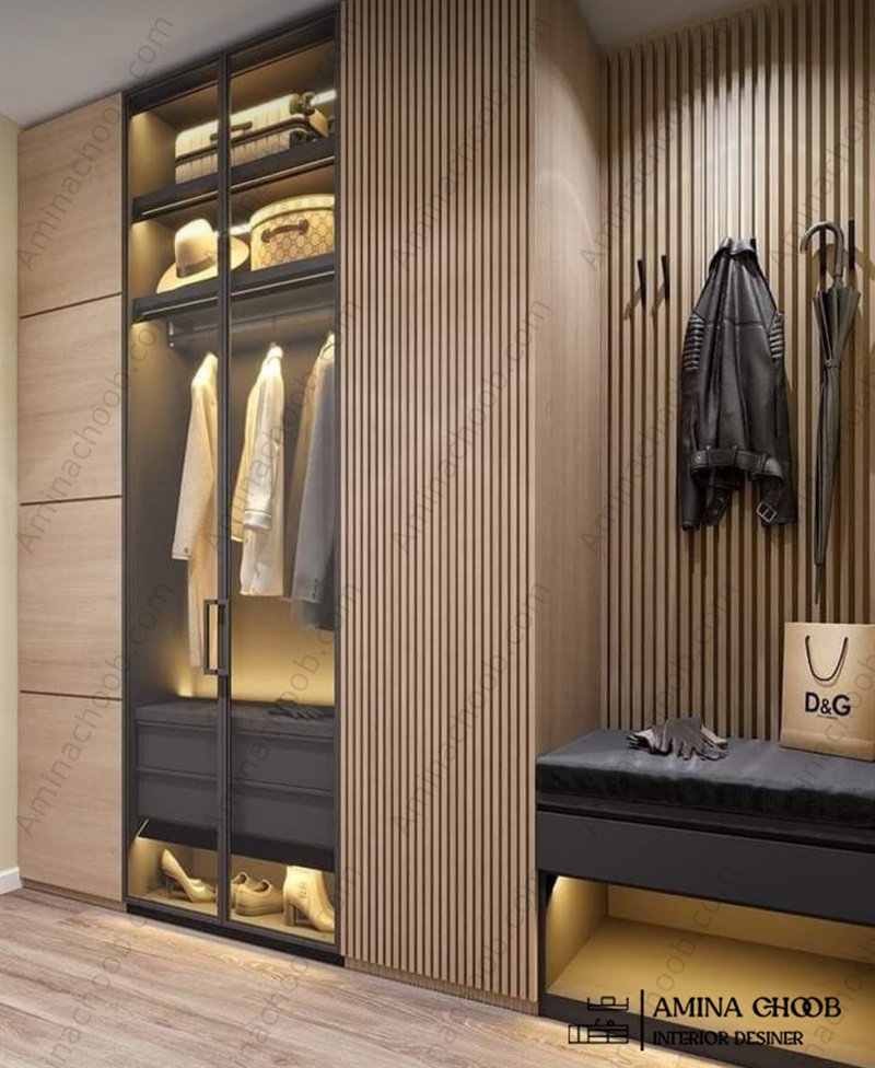 کمد دیواری cnc و کف تراش