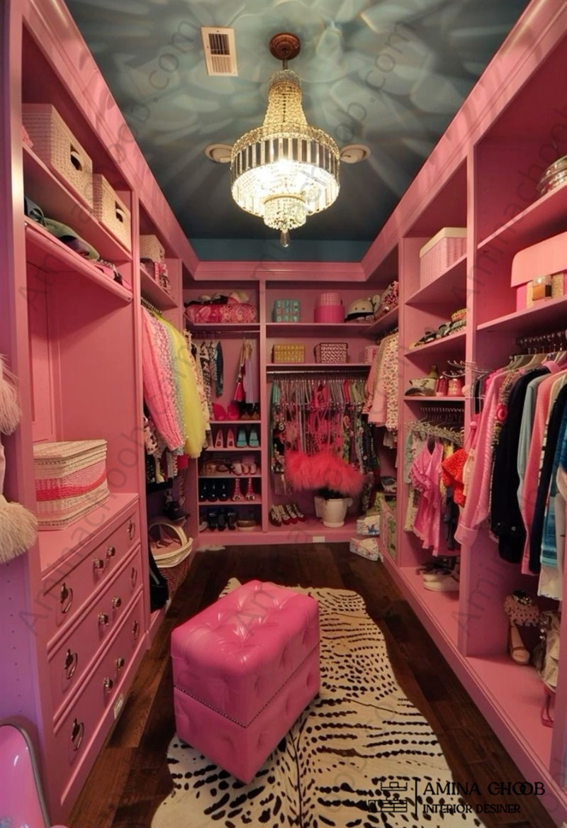 کمد دیواری دخترانه