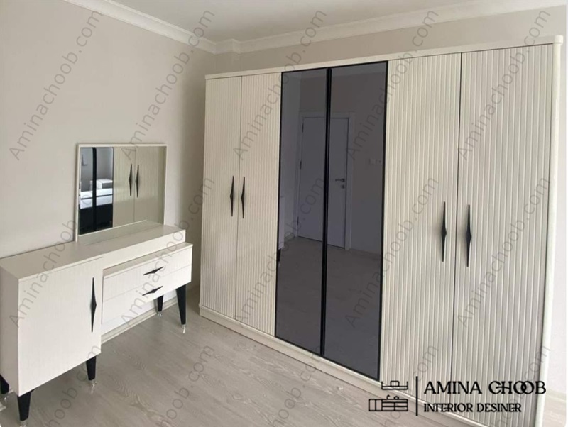 کمد دیواری لمی گلاس و پلی گلاس