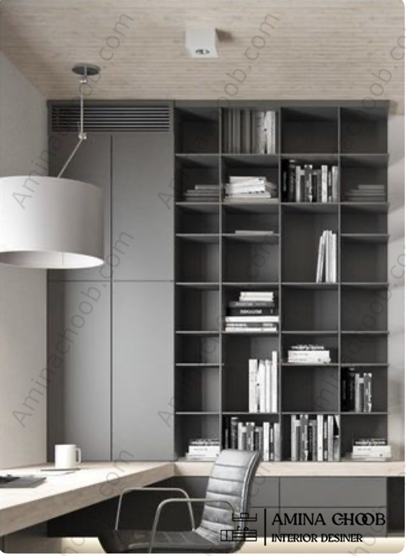 کمد دیواری طرح بتن