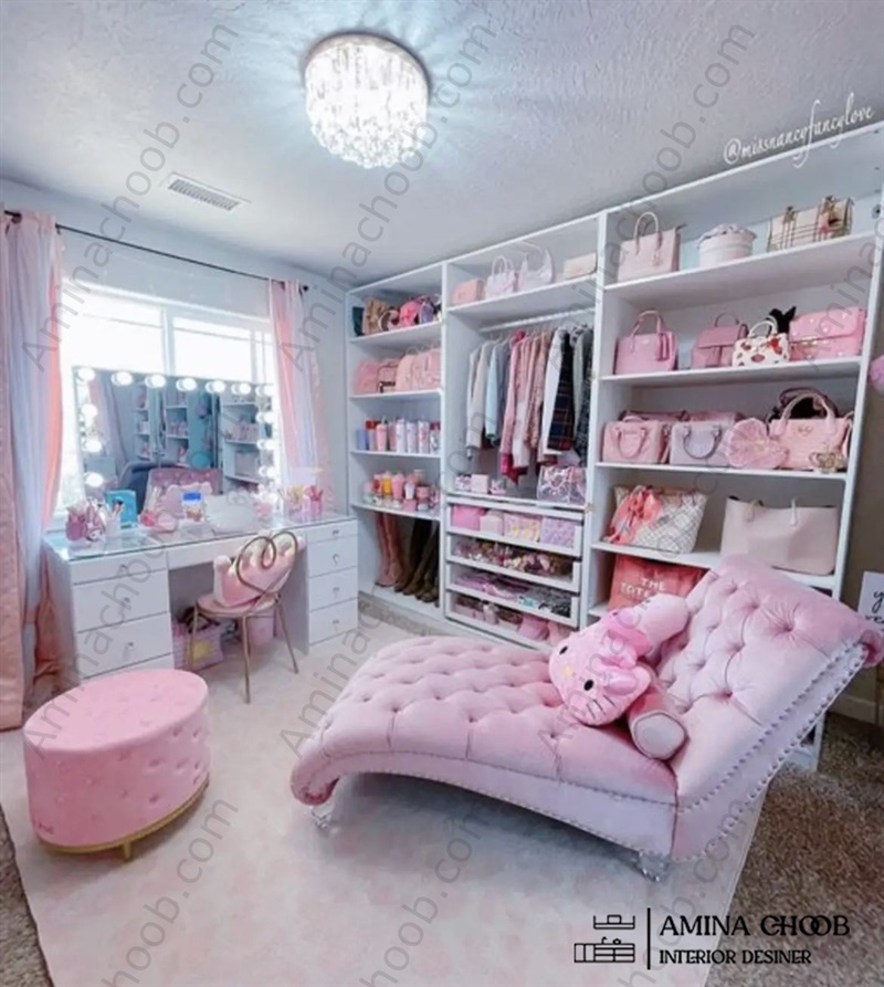 کمد دیواری دخترانه