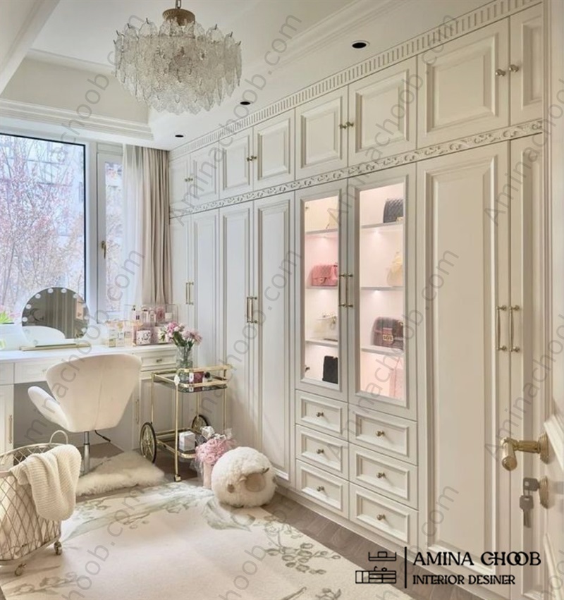 کشو در کمد دیواری