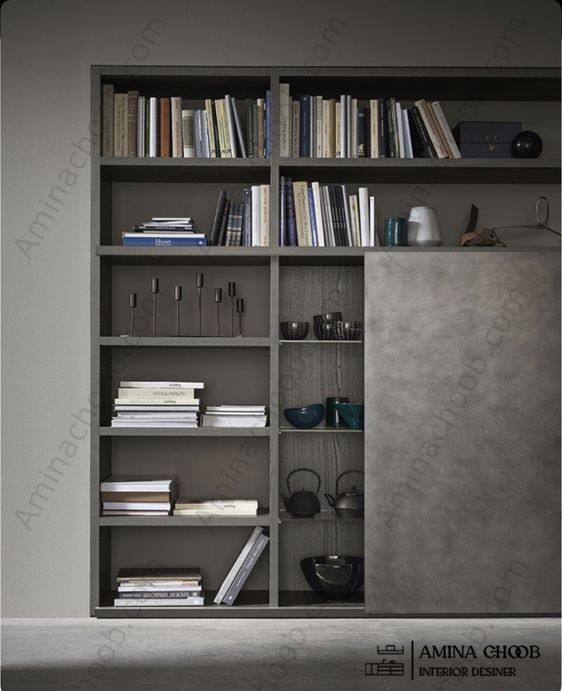 کمد دیواری طرح بتن