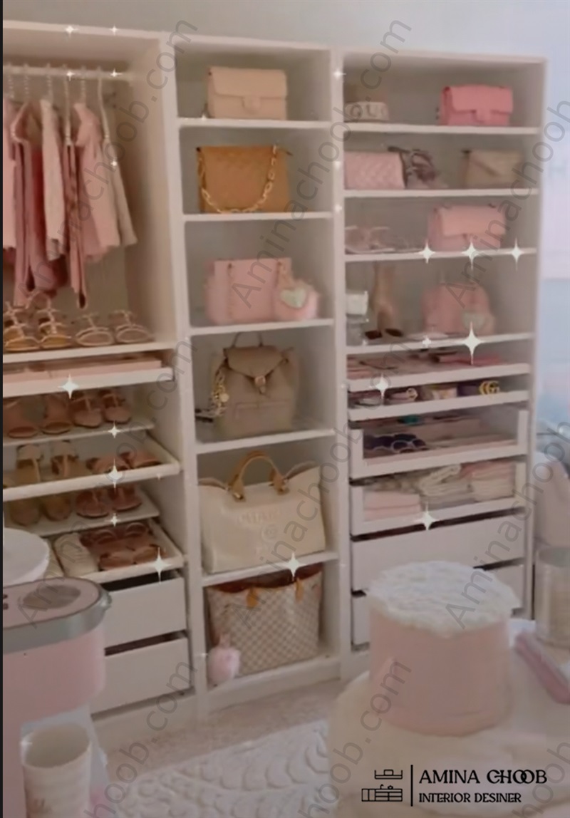 کمد دیواری دخترانه